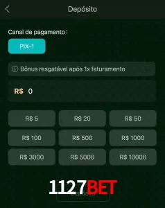 deposits 1127BET